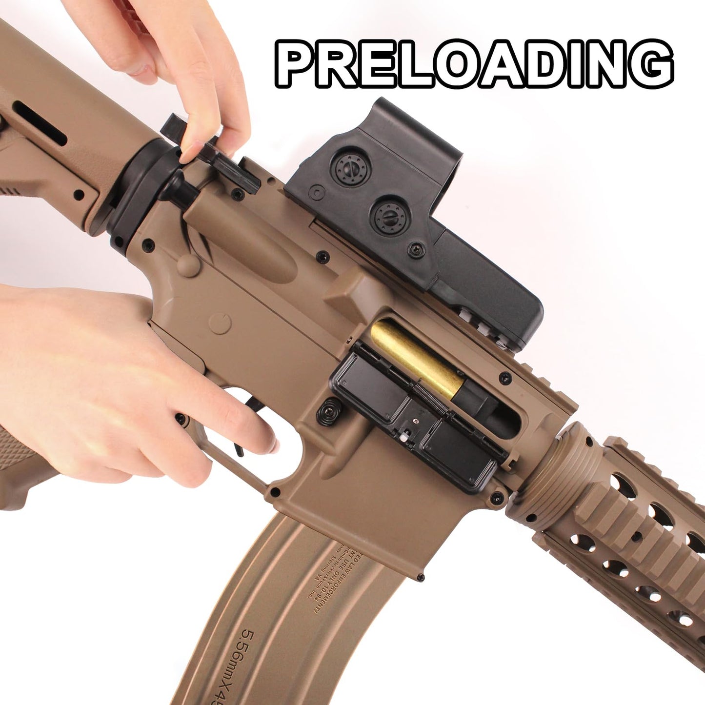 BIU BLASTER Gel Ball Blaster 280+ FPS,100+ Ft Range Full Size Splatter Ball Blaster 1500+ Capacity Drum 7.4v 1200mAh Battery Electric Automatic Splat Blaster for Ages 14+ Years Outdoor Game Toy