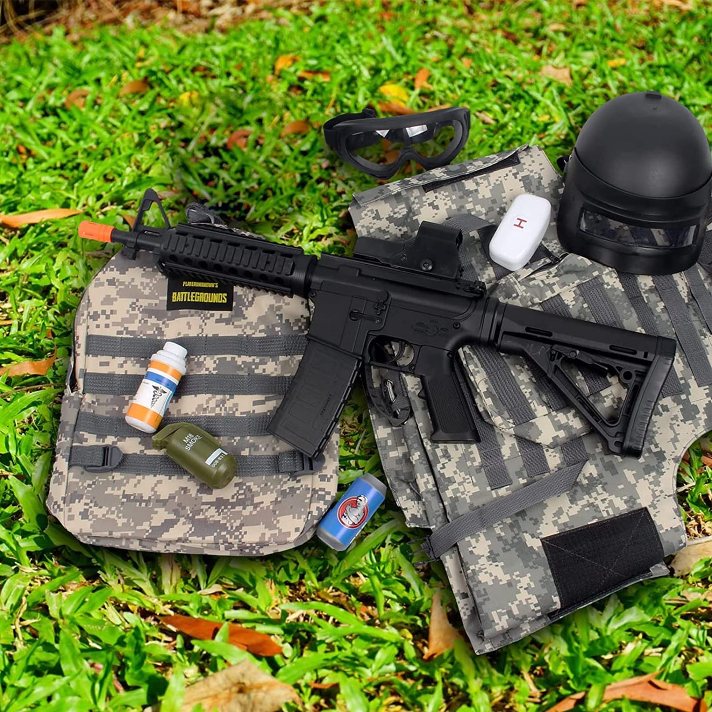 Gel Ball Blaster Gun, Splatter Ball Gun Electronic Scope, Splat Gun with High-Speed Automatic Shooting FPS 280,100+ Foot Range - for Outdoor Games & Toys - Ages 14+